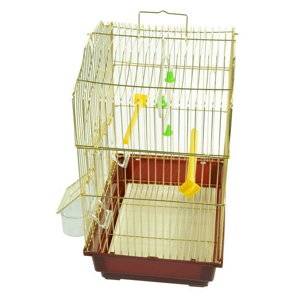 Клітка для птахів ROYPET латунь -A2109 (30*23*39) A2109 фото Клітка для птахів ROYPET латунь -A2109 (30*23*39) A2109 фото