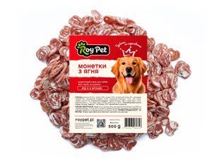 Przysmaki ТМ ROYPET dla zwierząt marmurkowe, okrągłe plasterki z jagnięciny 500 g