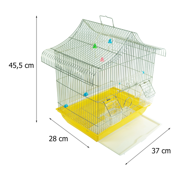 Klatka dla ptak&oacute;w ROYPET stal 37x28x45.5 cm A3128ZN