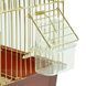 Клітка для птахів ROYPET латунь -A2110 (30*23*39) A2110 фото 6
