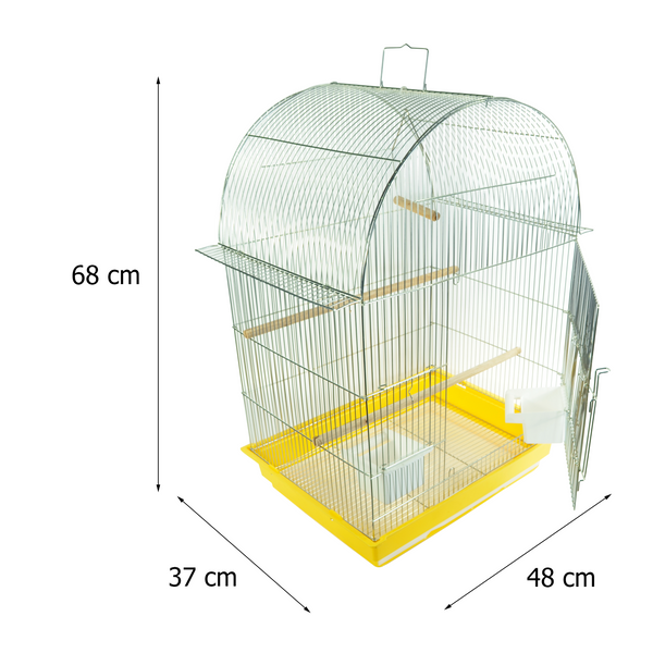 Klatka dla ptaków ROYPET stal 48x37x68 cm A4004ZN