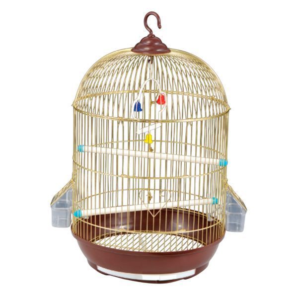 Клітка для птахів ROYPET -C301-G (¢33.5*54) C301-G фото Клітка для птахів ROYPET -C301-G (¢33.5*54) C301-G фото