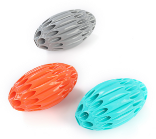 Zabawka TM ROYPET dla ps&oacute;w jednokolorowa piłka rugby 15&times;8,5 cm