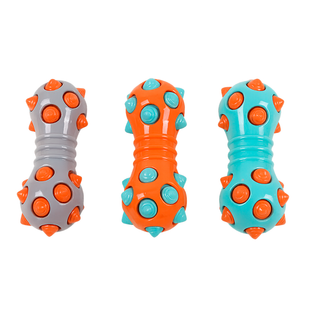 Zabawka TM ROYPET dla ps&oacute;w hantel z kolcami i piszczałką 18&times;7&times;7 cm
