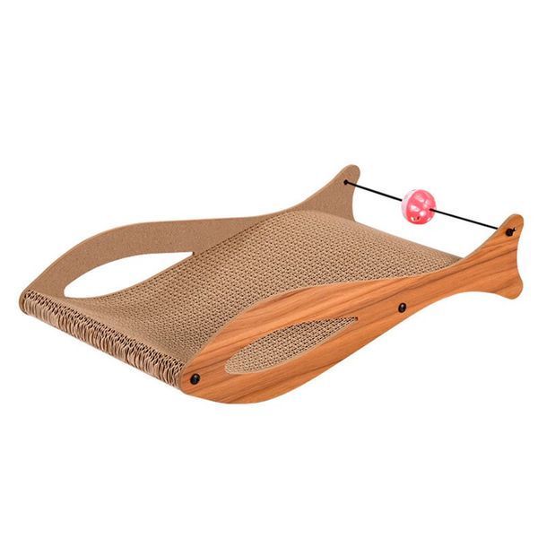 Drapak RoyPet dla kotów rybka z zabawką 46×25×11 cm, SPSR0025