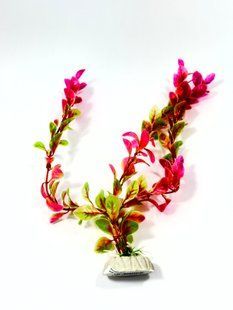 ROYPET Sztuczna roślina akwariowa r&oacute;żowa 28cm, Art.- 000079