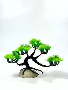 ROYPET Sztuczna roślina akwariowa zielona 15cm, Art.- 000178